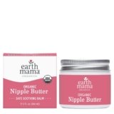 Earth Mama Organic Nipple Butter – 2 fl oz – Lanolin-Free Nipple Cream – Safe, Soothing Balm for Breastfeeding – Postpartum Essentials for Nursing