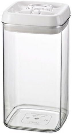 Felli® Flip Tite Acrylic 5″ x 9″ Food Storage Square Canister, 81 oz.