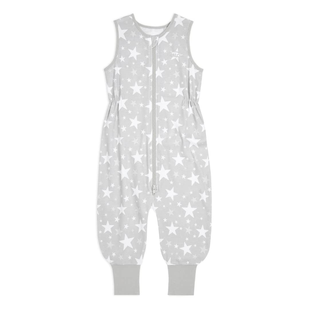 HALO Sleepsack Toddler Sleeping Bag, 100% Cotton Wearable Blanket, TOG 0.5, in The Stars, 2T