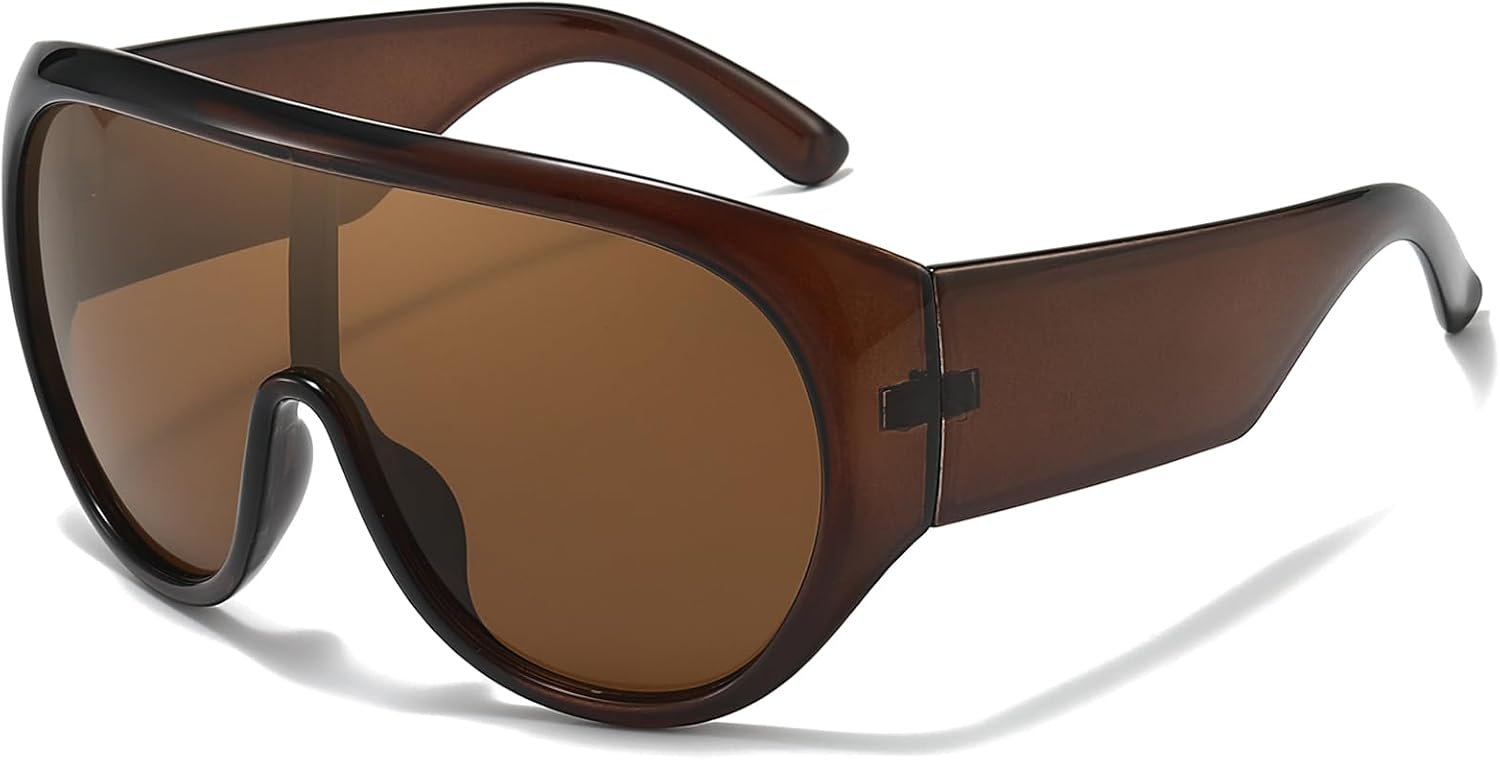 SODQW Oversized Sunglasses for Women and Men Large Frame Sunglasses UV Protection Eyewear for Driving and Beach