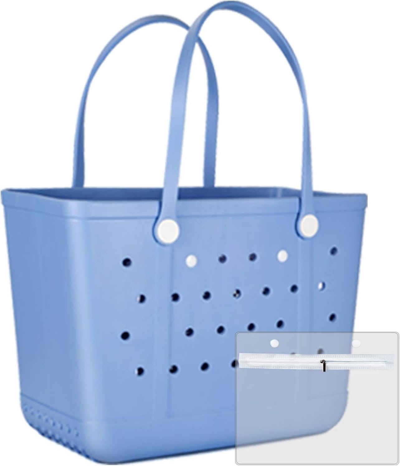 Beach Tote Bag for Women, Rubber Beach Bag Waterproof Sandproof, Extra Large EVA Tote Bag Boat Bag