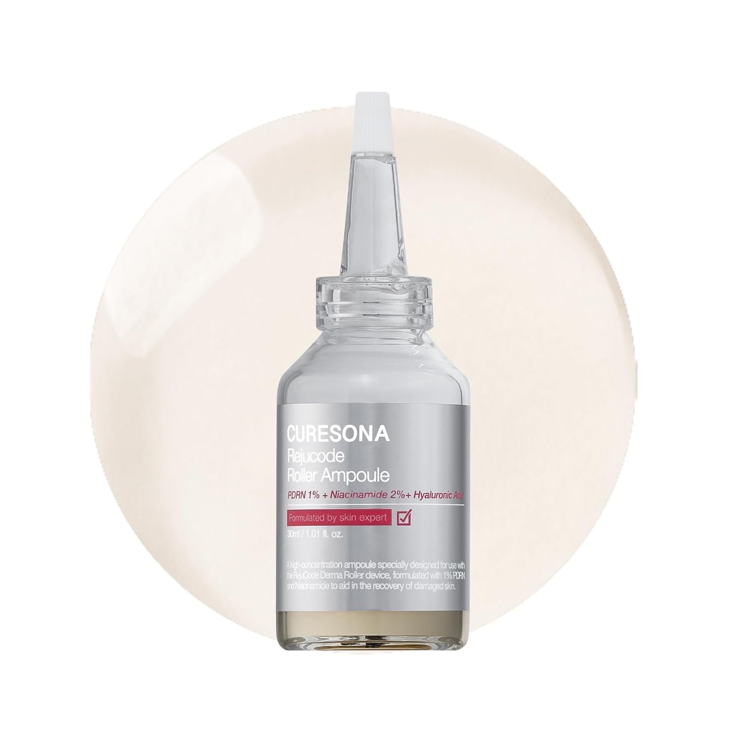 Radiance Glow Ampoule, PDRN Collagen Glow Serum for Smooth Hydrated Radiant-Looking Skin, Daily Glow, Korean Skincare, 1.01 fl. oz.