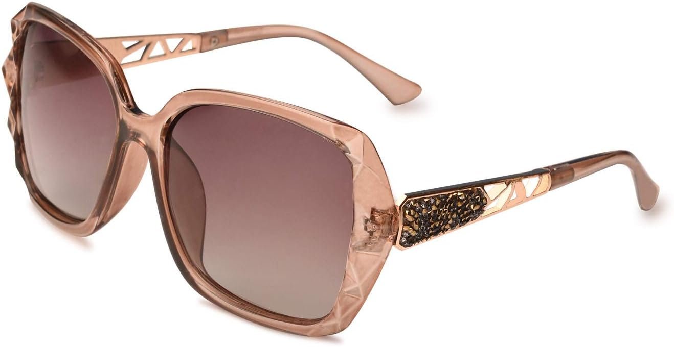 Women Luxury Classic Oversized Polarized Sunglasses 100% UV Protection Fashion Eyewear