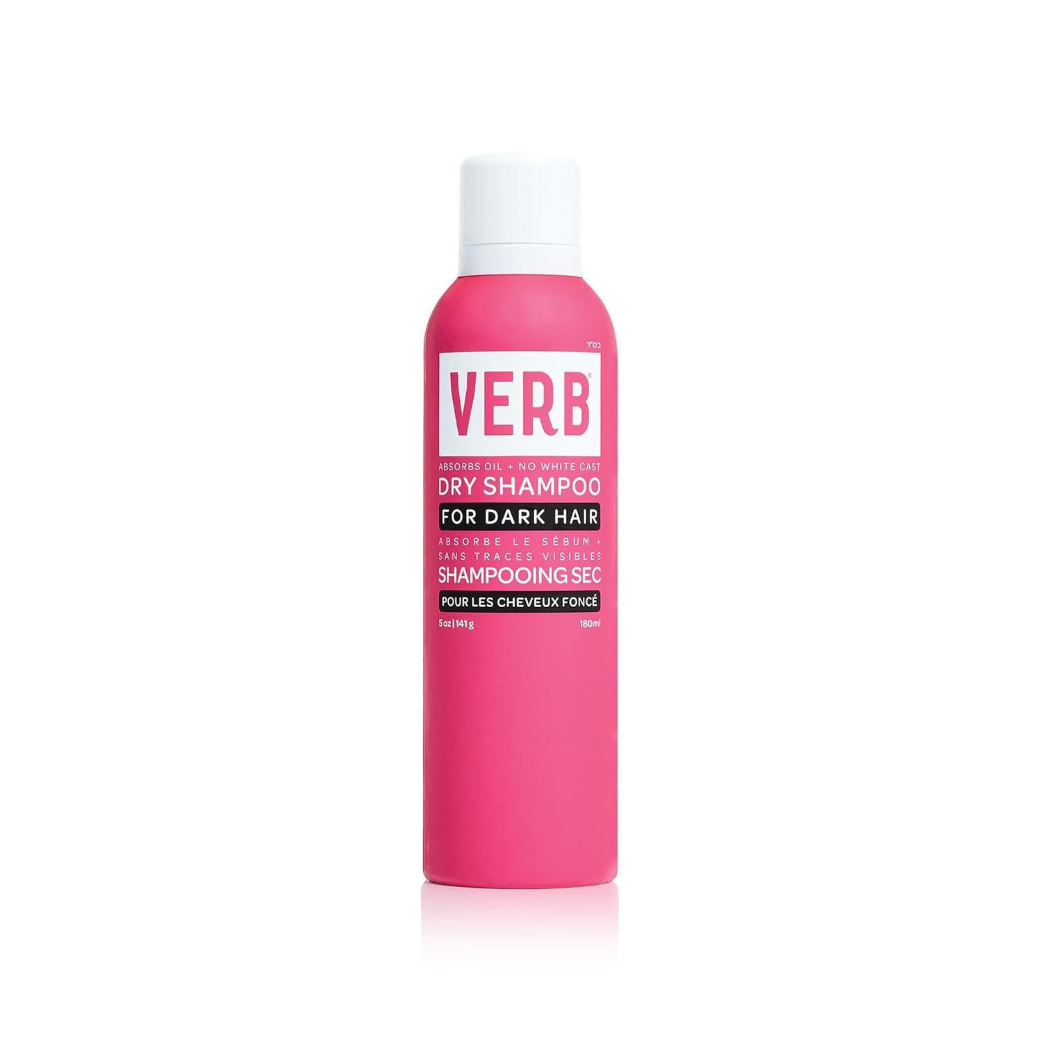 VERB Dry Shampoo Dark – Refresh, Absorb Oils + Extends Styles – Refreshing Dry Shampoo Spray for Dark Tones – Vegan, No Parabens or Harmful Sulfates