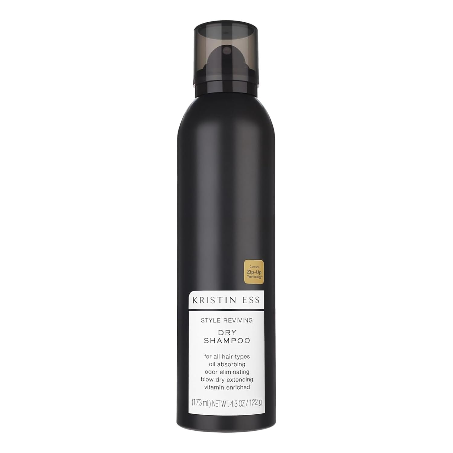 Kristin Ess Volumizing Vitamin C Dry Shampoo Spray for Oily Hair + Frizz – Oil Absorbing Style Extender with Minimal Residue – Powder Spray – Sulfate Free + Vegan + Color Safe – Fresh Pear Fragrance
