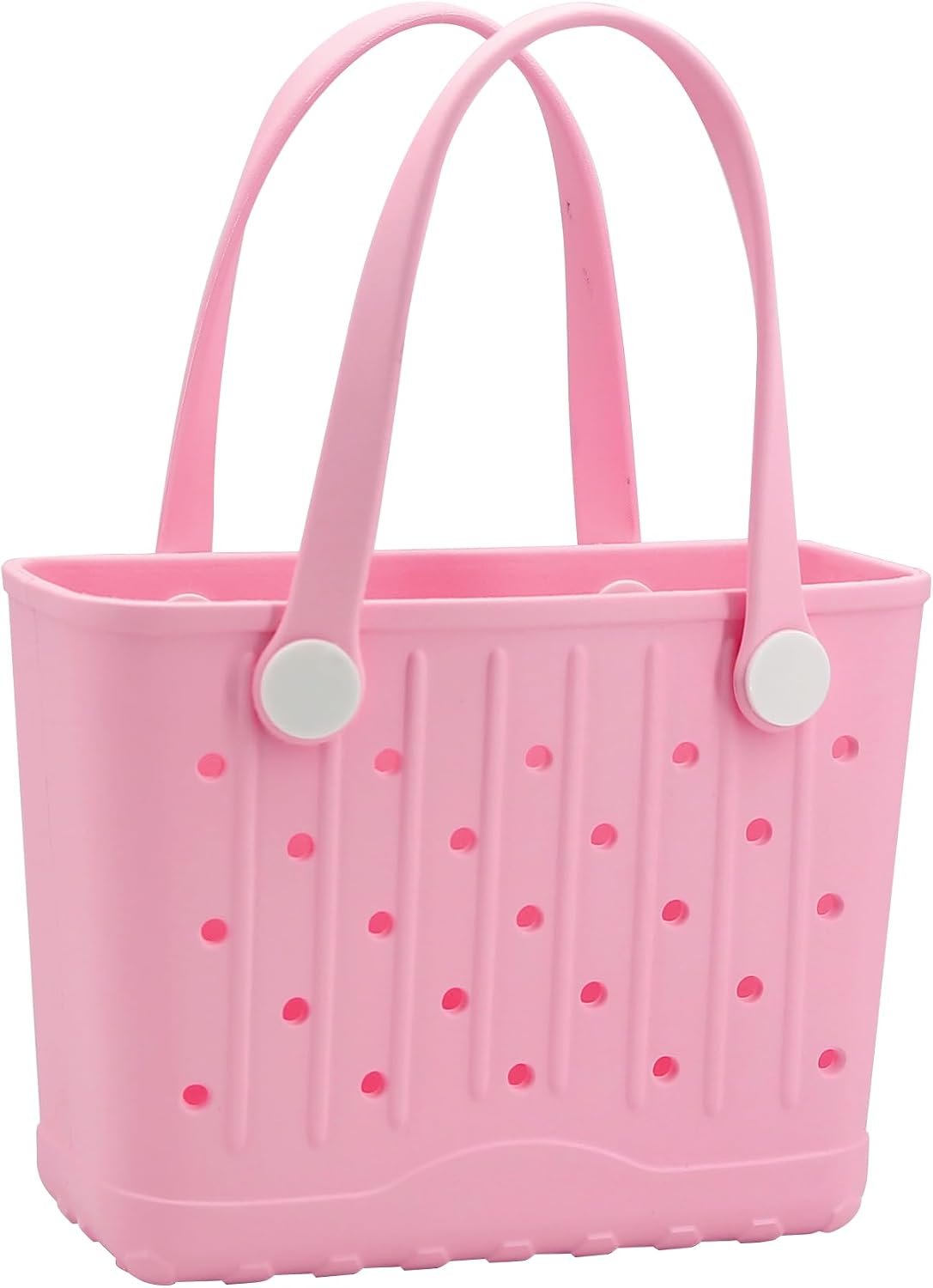 Rubber Tote Bag Small Beach Bag Waterproof Beach Tote Washable Travel Handbag for Sport Boat Market Outdoor