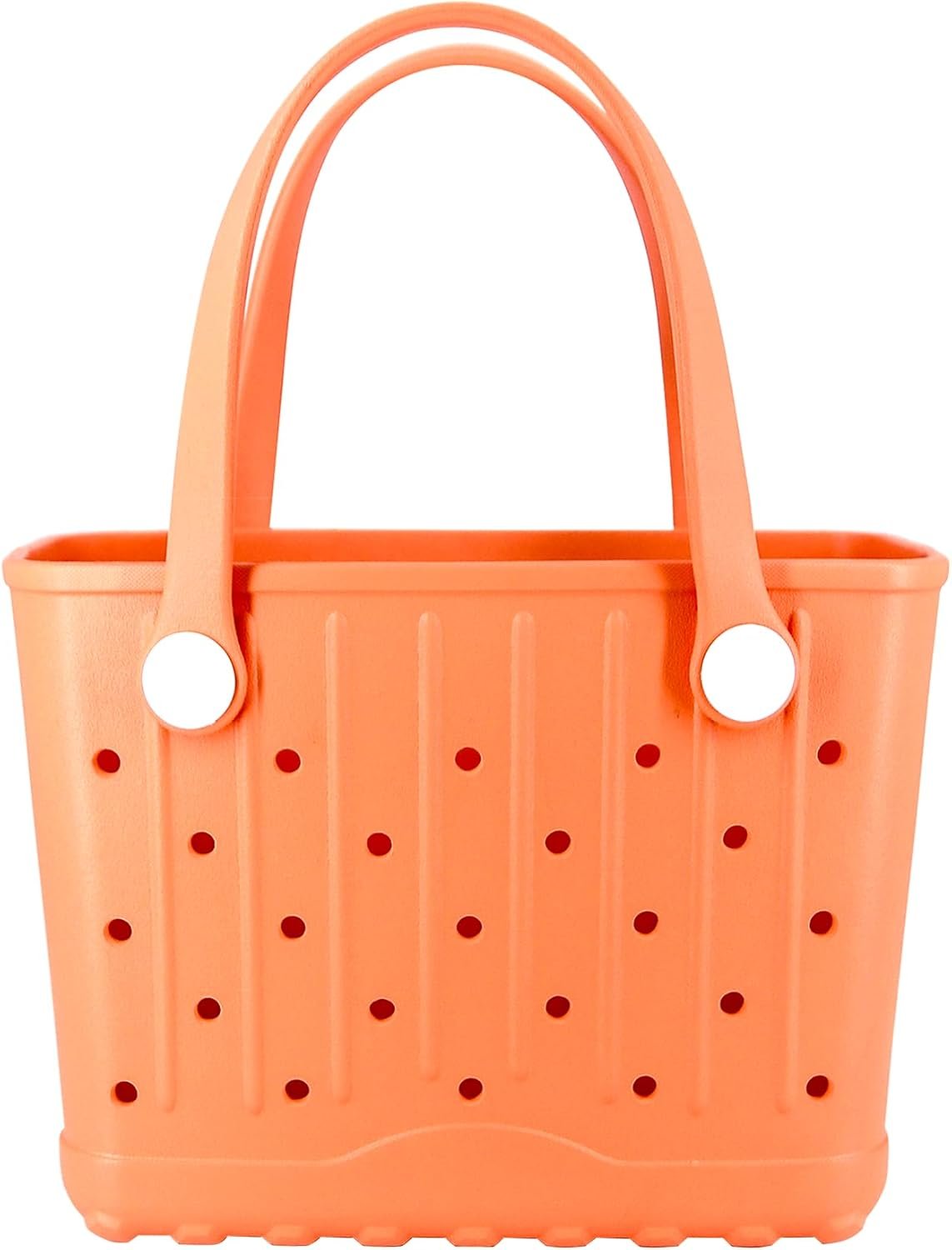 Rubber Tote Bag Small Beach Bag Waterproof Travel Bags Washable Tote Portable Handbag for Sports Beach Outdoor