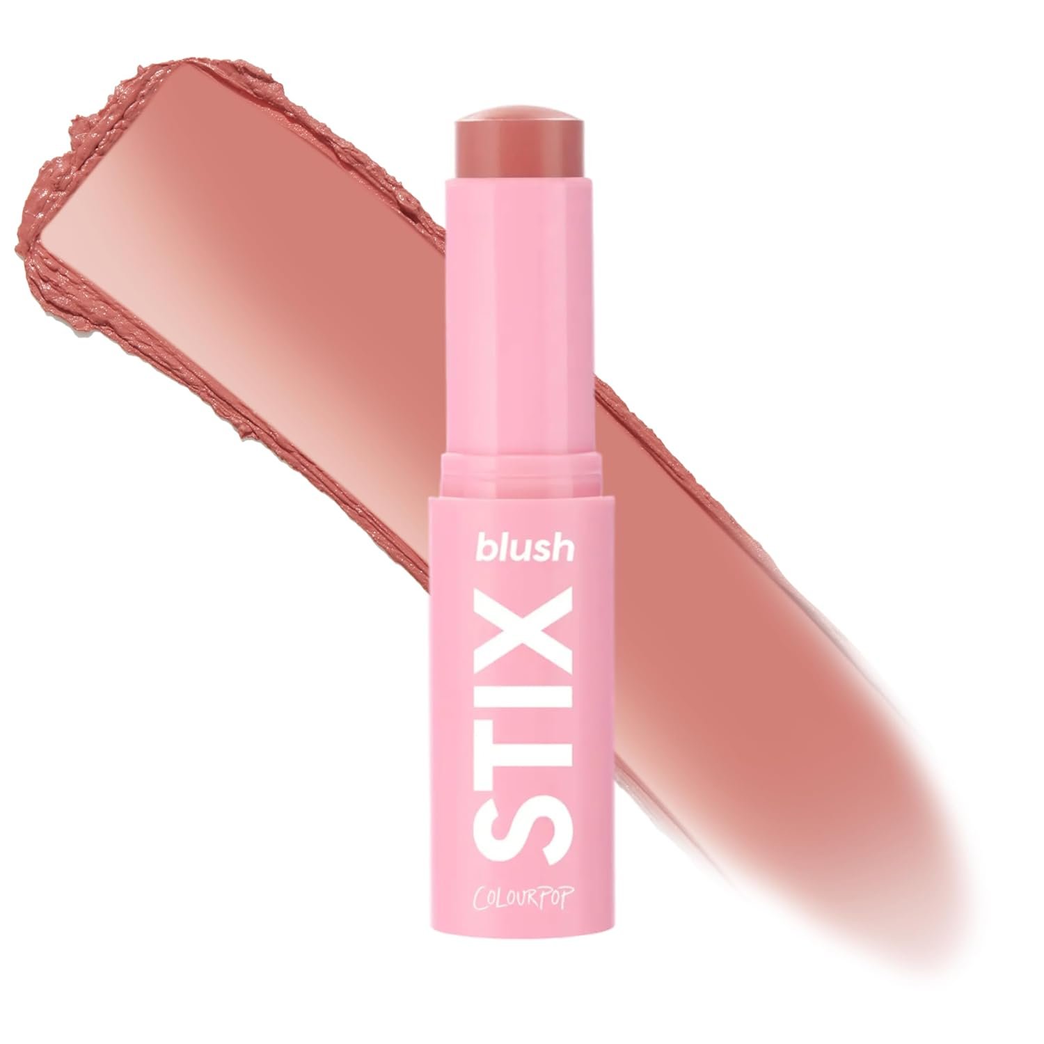 ColourPop Blush Stix – Cream Blush Stick with Dewy, Glowy Finish – Buildable, Blendable, Hydrating – Lightweight Vegan Makeup for Cheeks – New Formula – Cool It, Soft Mauvy Nude (0.28 oz)