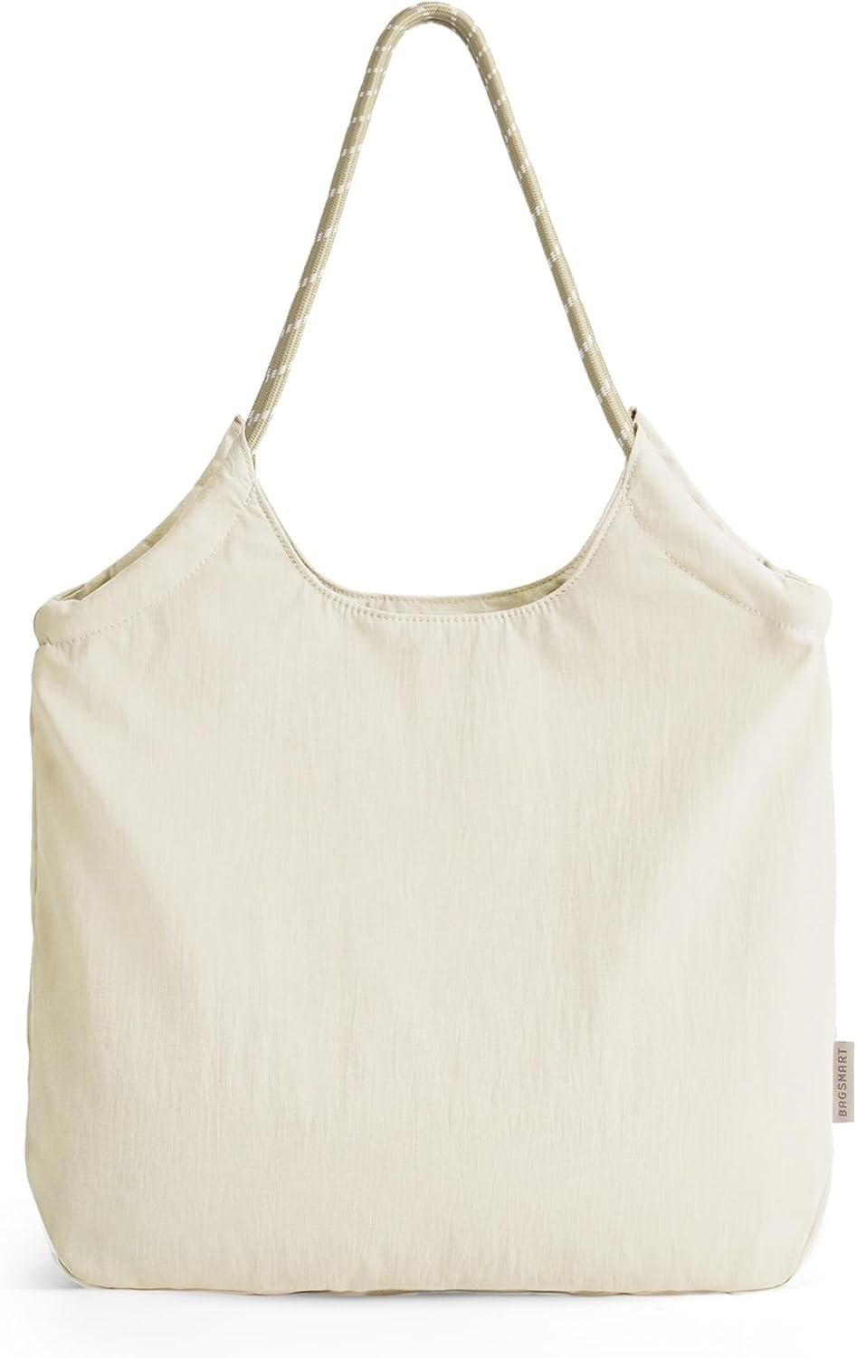 BAGSMART Beach Bags for Women, Beach Tote Bag Beach Bag with Zipper Travel Tote Bag for Women Sandproof Swim Pool Bag | Packable Beach Bag