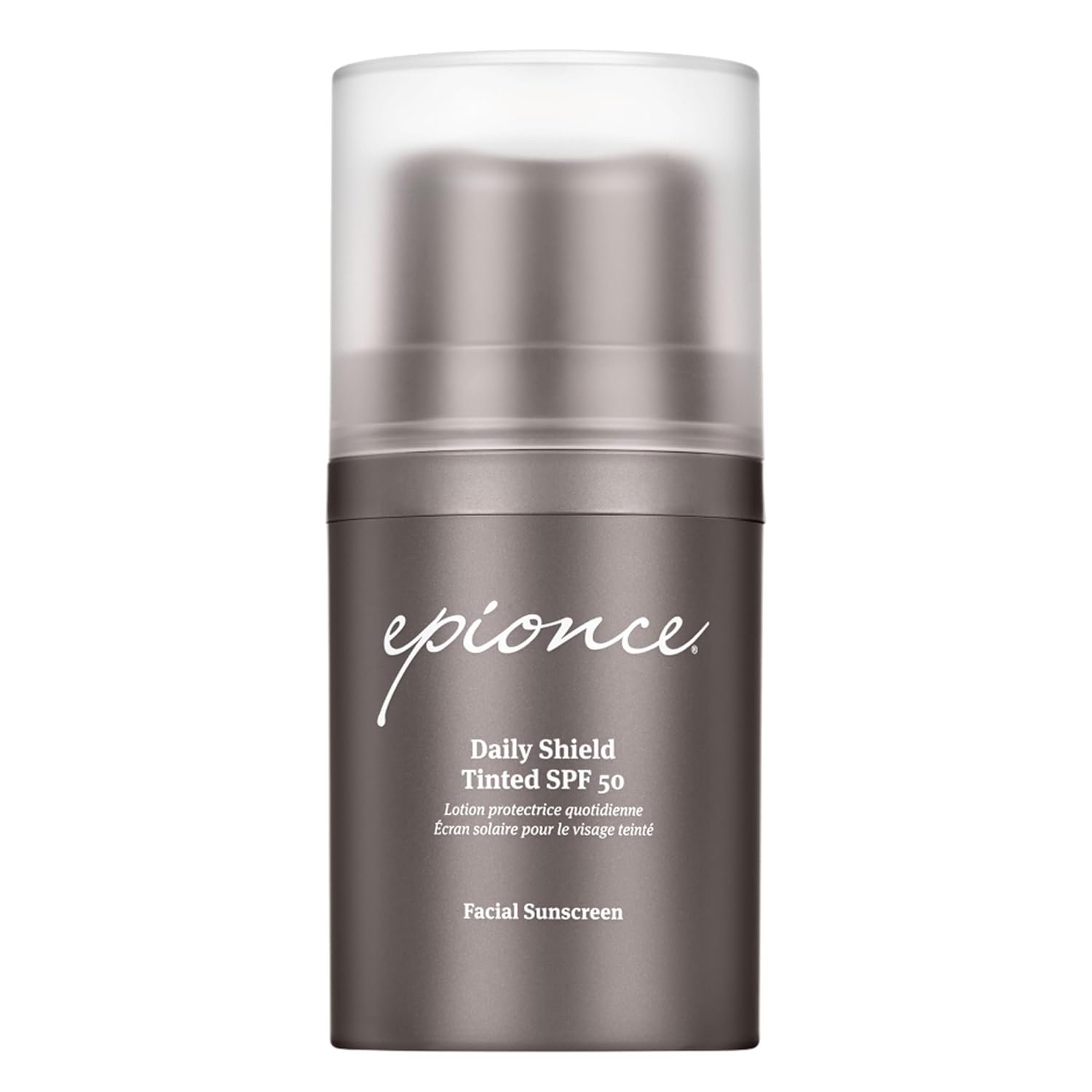 Epionce Daily Shield Tinted SPF 50 Sunscreen – Water Resistant Broad Spectrum UV Protection Facial Sunscreen with Titanium Dioxide & Zinc Oxide, For All Skin Types, Dermatologist Skincare