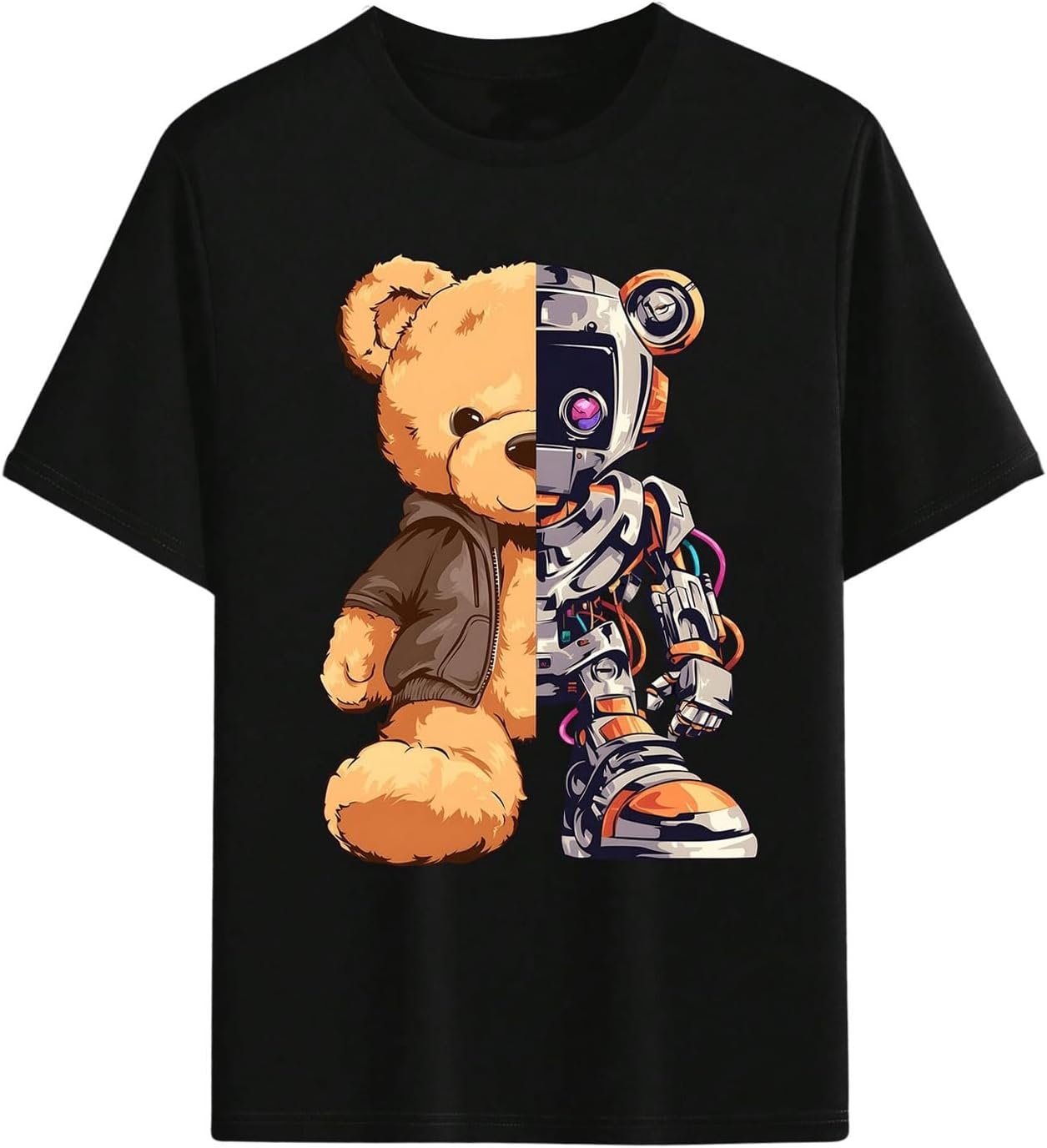 SweatyRocks Boy’s Graphic Tees Short Sleeve Crew Neck T Shirts Casual Tops