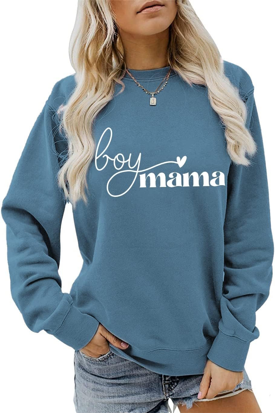 JBF Cloth Mom Grandma Great Grandma Sweatshirts Womens Graphic Casual Long Sleeve Lightweight Pullovers Tops