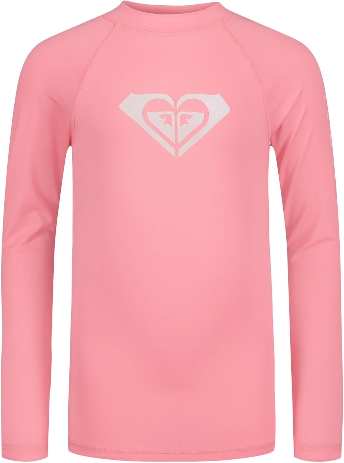 Roxy Girls’ Long Sleeve Whole Hearted Rashguard Shirt, UPF 50+ Sun Protection, Quick Dry