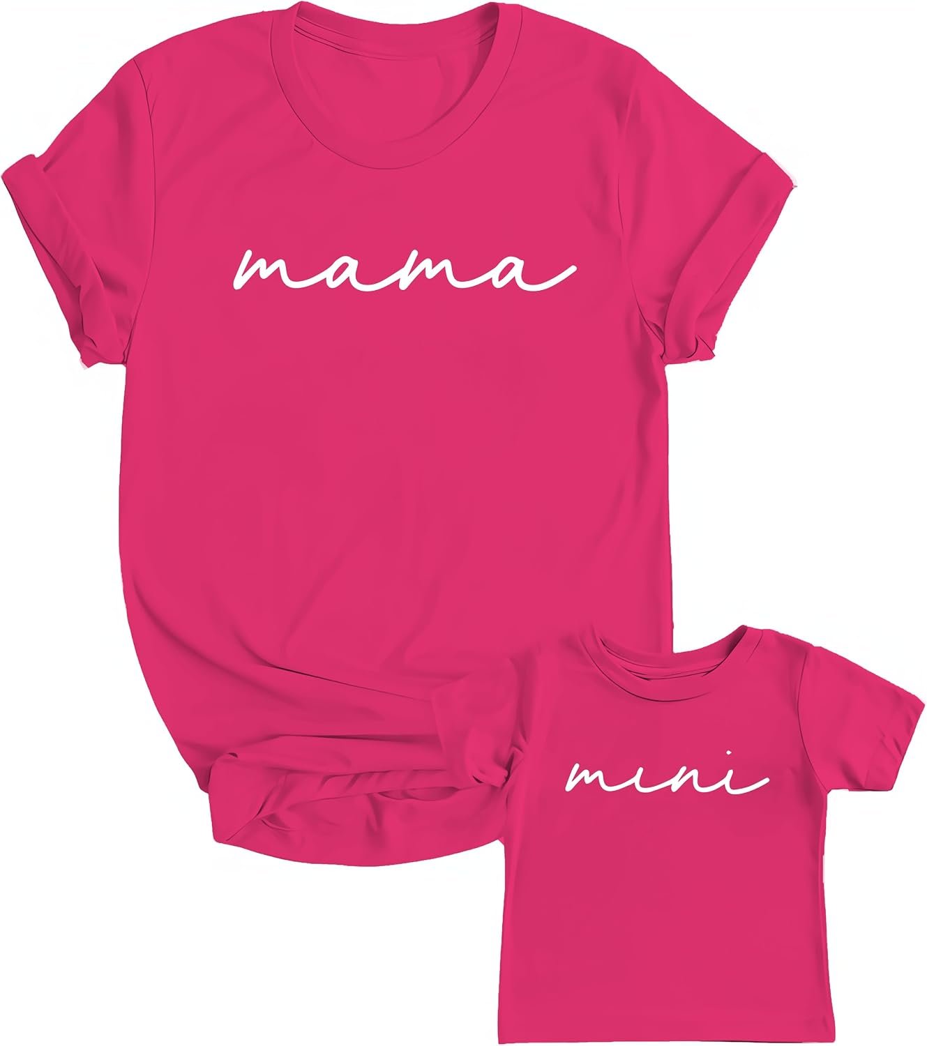 Mommy and Me Outfits Matching Mommy and Daughter Shirt Girl Mom Shirt Cute Summer Family Clothes