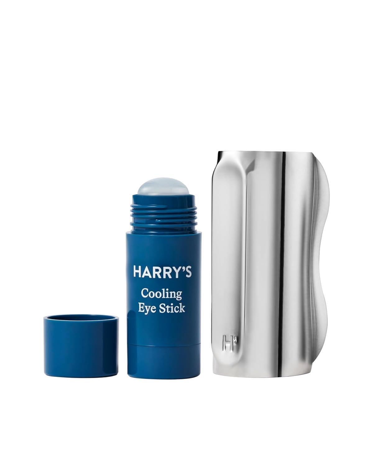 Harry’s Cooling Eye Kit for Men – Gua Sha Depuffing Facial Massage Tool and Cooling Eye Stick
