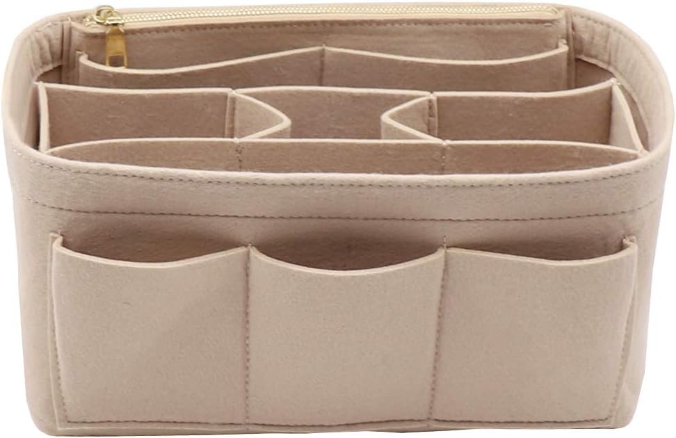 LEXSION Felt Purse Insert Bag Organizer Bag In Bag For Handbag Purse Organizer Fits Speedy Neverfull