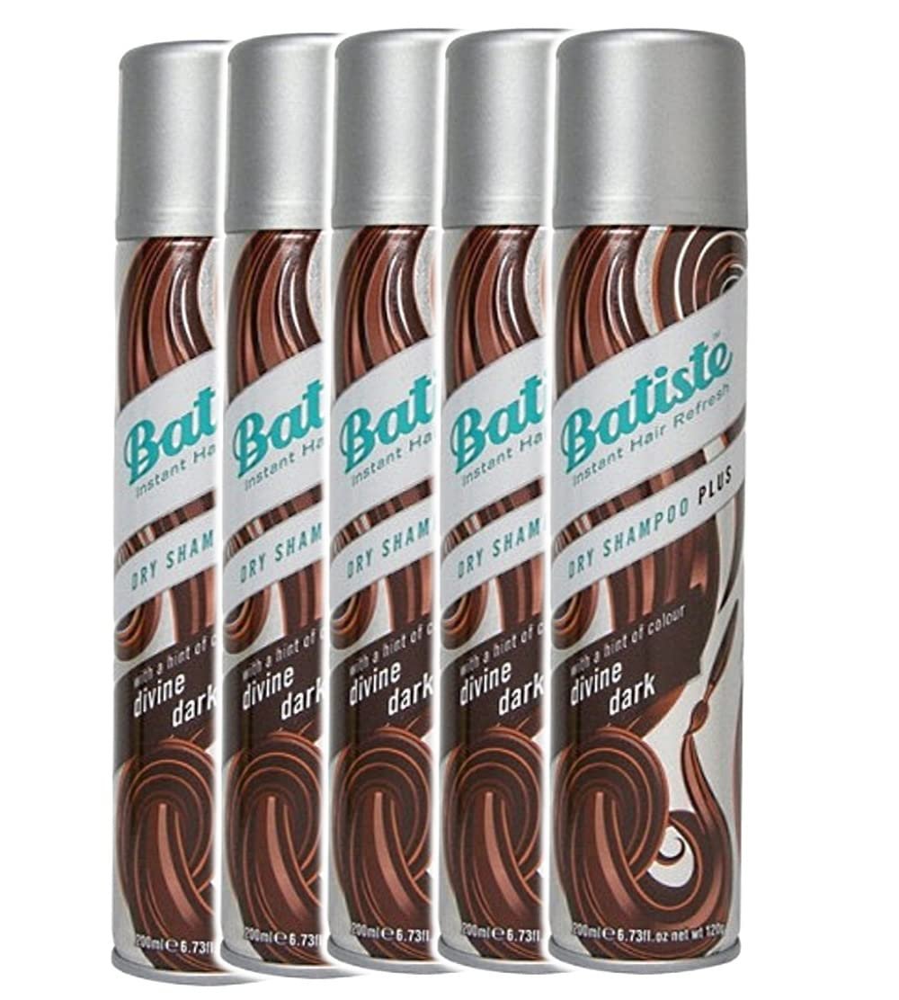 Batiste Dry Shampoo Dark & Deep Brown 6.73 oz – Pack of 5