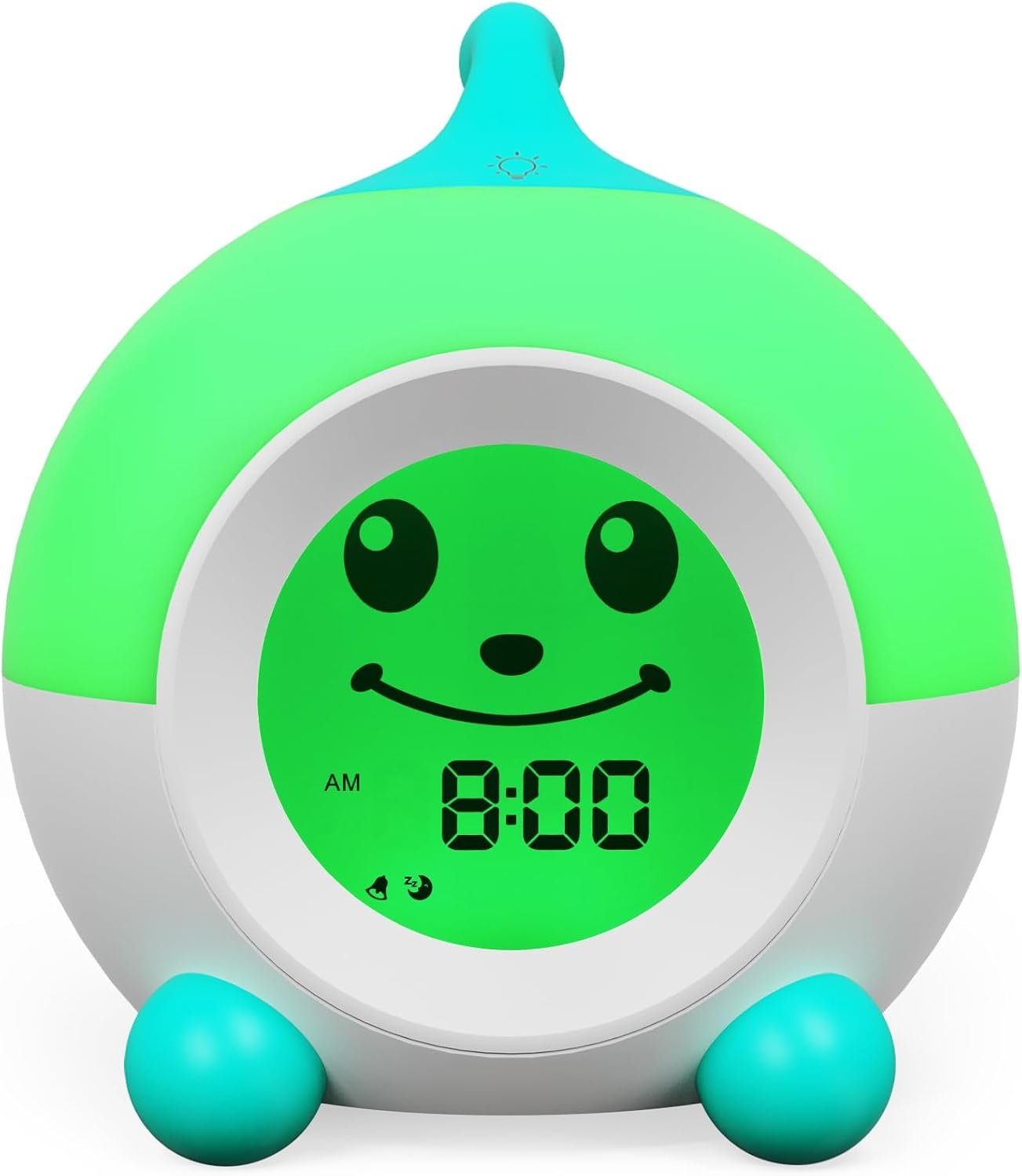 iHoo Ok to Wake Kids Alarm Clock, Toddler Sleep Training Clock with Touch Night Light, Nap Timer Gift for 2-9 Years Girls Boys