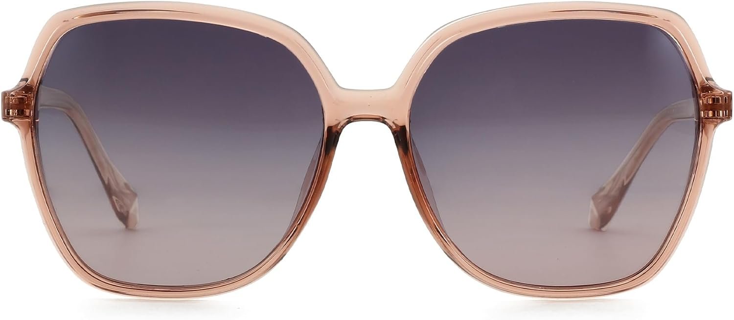 ZENOTTIC Polarized Sunglasses for Women Vintage Oversized Square Sun Glasses Ladies Shades UV400 Protection