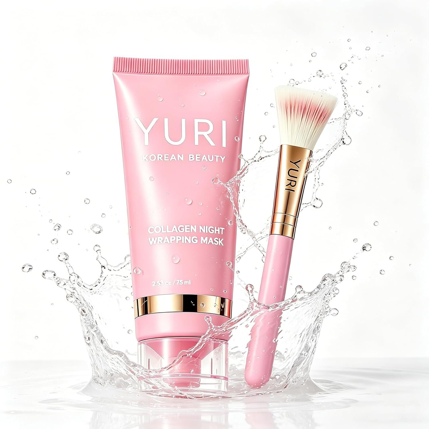 Sleeping Face Mask for Hydrating & Firming Skin, Wake Up Glowing, Deep Moisturizing Korean Gel Mask for Dry & Dull Skin