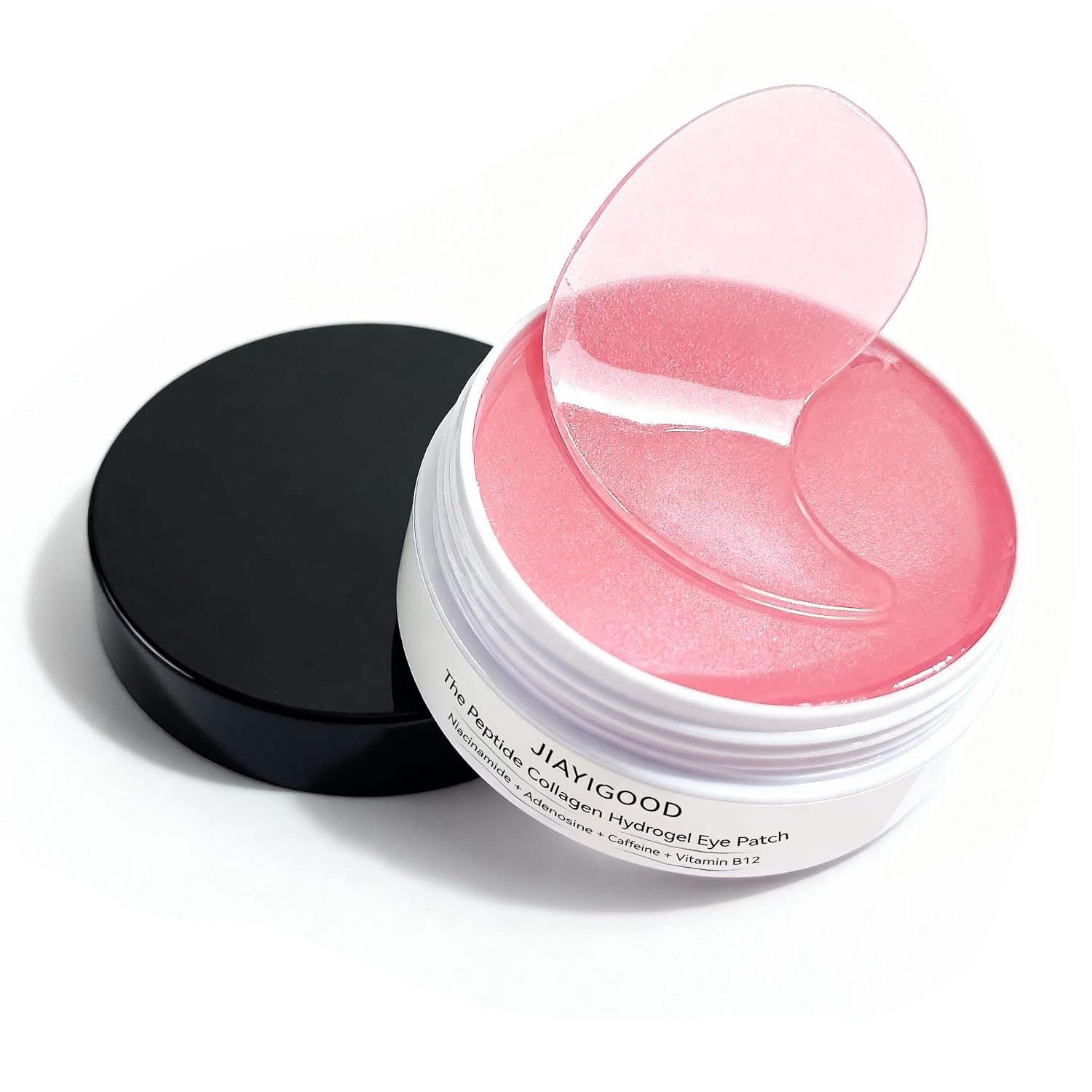 Protein Hydrogel Under Eye Patches, 60 Pairs – Hydrating & Firming Eye Gels for Dark Circles, Puffiness & Wrinkles, Infused with Collagen – Rejuvenating Eye Mask for Smooth, Refreshed Skin