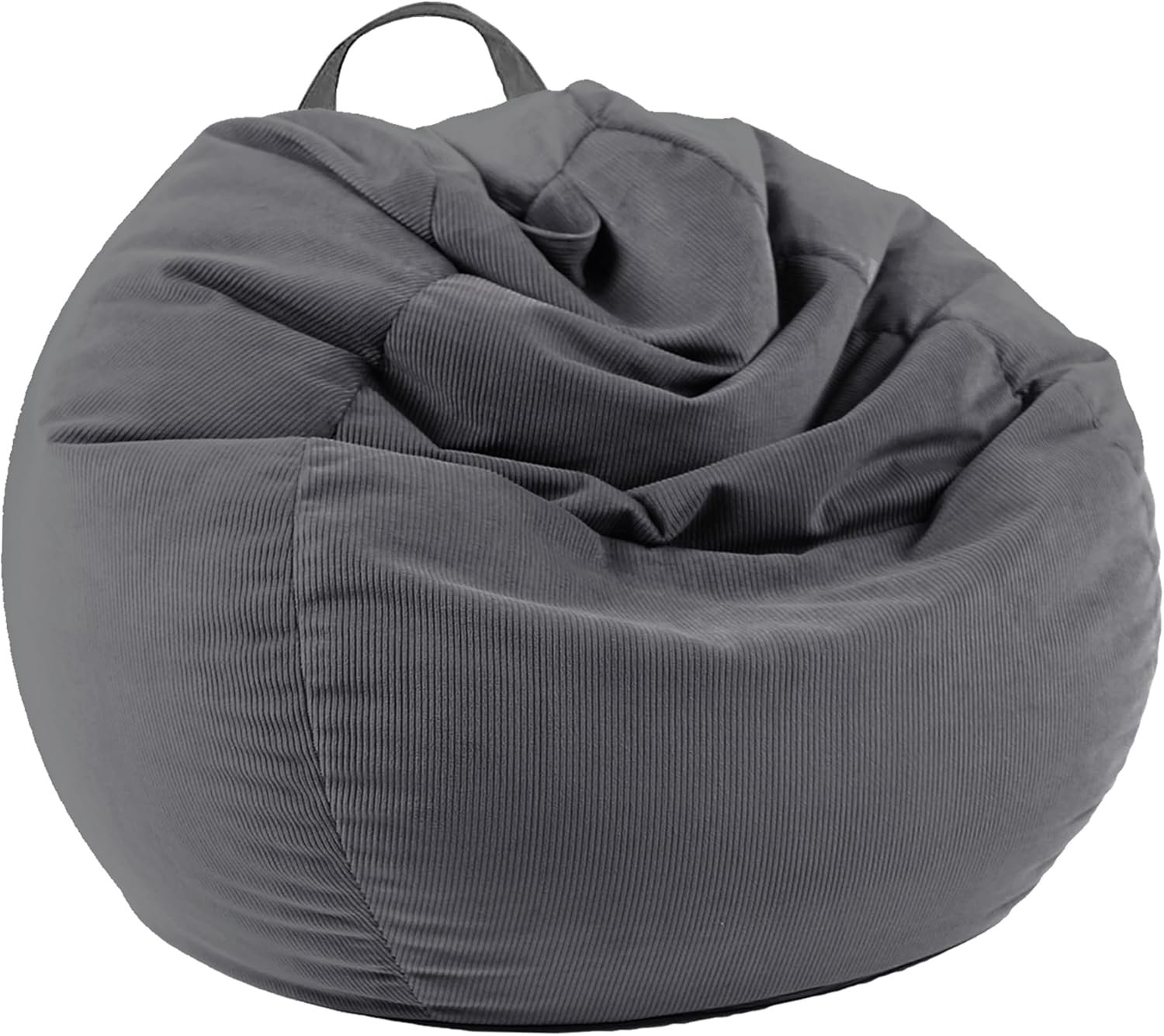 LPMOERA Stuffed Animal Storage Bean Bag Chair Cover (No Filler) For Kids and Adults.Pets Dogs/Cats Lazy Beds.Soft Premium Corduroy Stuffable Bean Bag For Organizing Children Plush Toys or Memory Foam