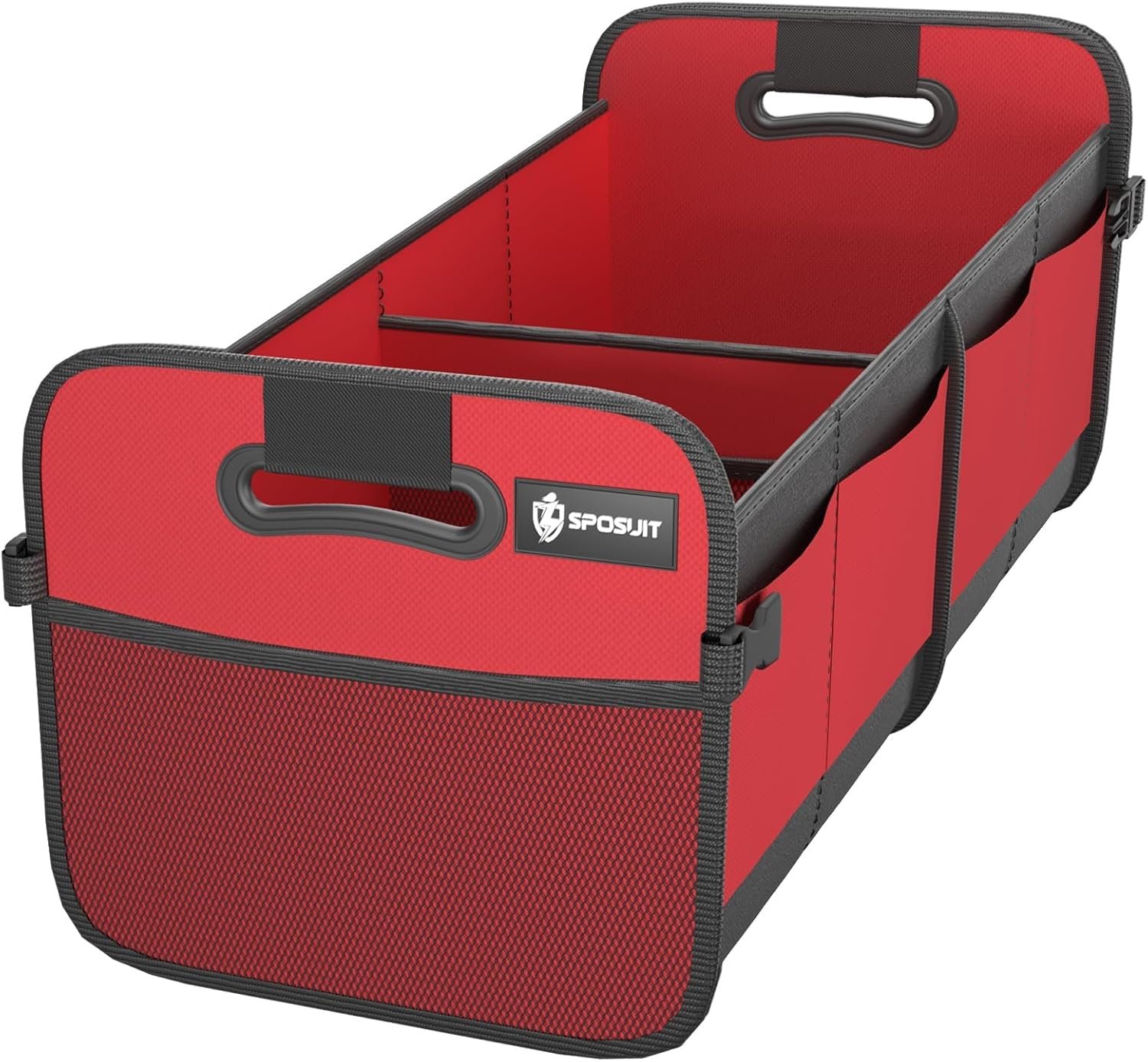 Sposuit Trunk Organizer for Car – 70L Collapsible Car Storage with 11 Pockets & Reinforced Handles, SUV Trunk Organizers for Grocery Cargo