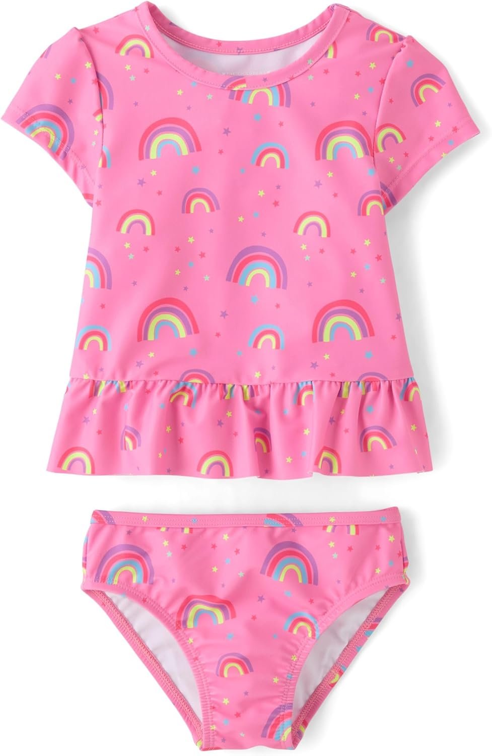 The Children’s Place Boys and Toddler Short Sleeve Rashguard Swimset