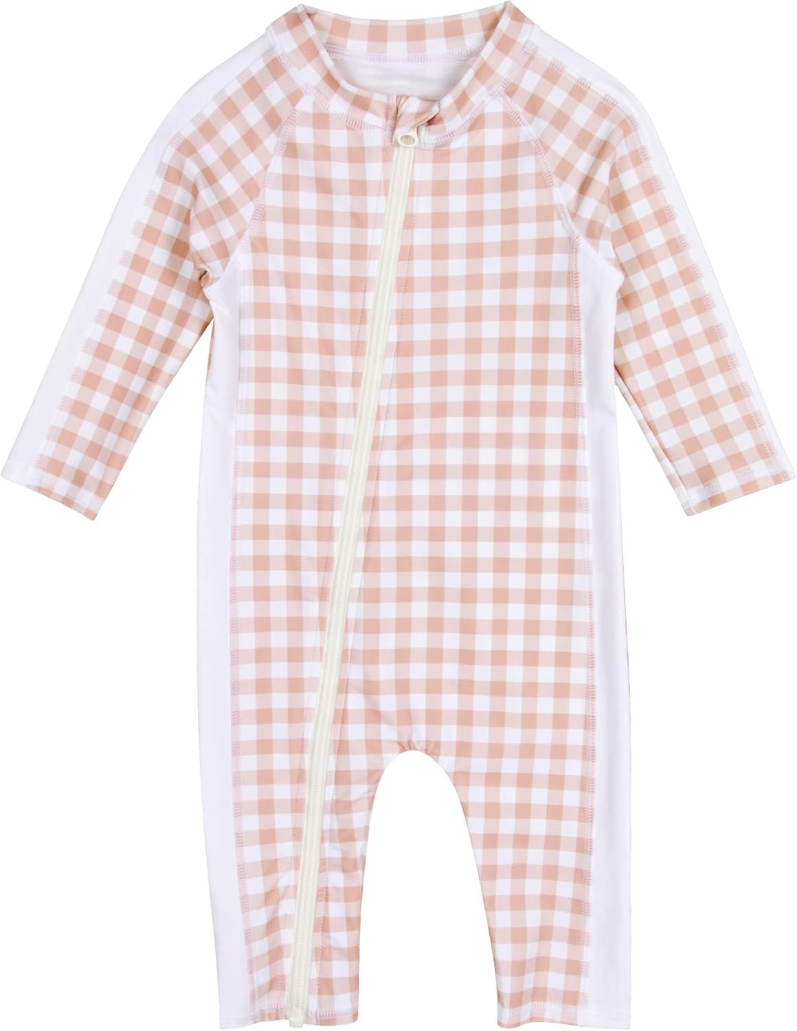 SwimZip Girls’ Long-Sleeve UPF 50+ Swimsuit for Baby, Toddler, & Little Girls