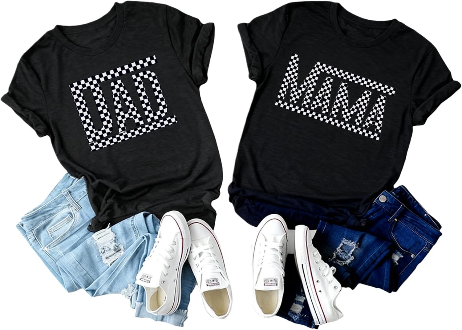 Dad Shirt Mom Shirt: Mom and Dad Shirts Pregnancy Announcement Tshirt Gender Reveal Family Matching Couple Outfits