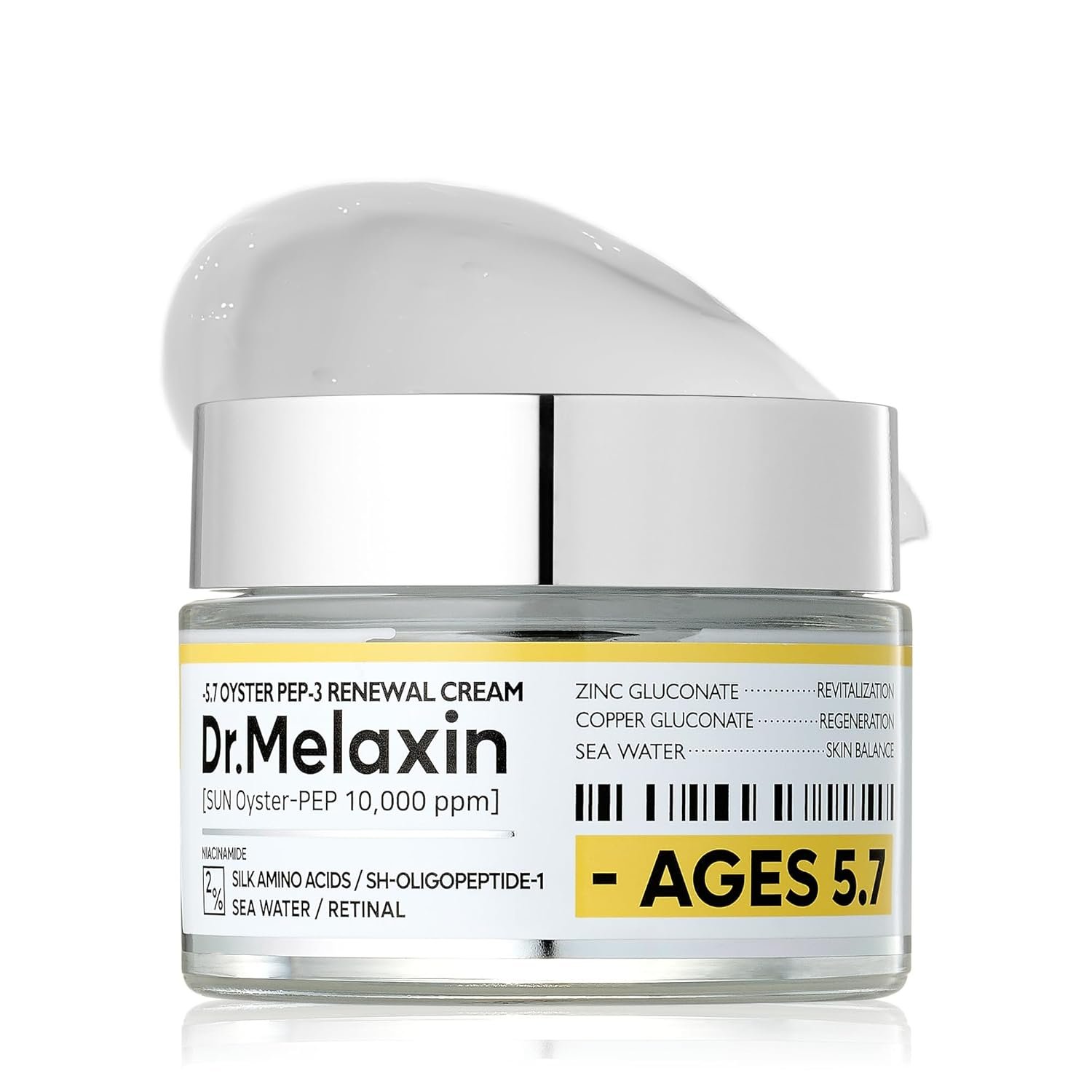 Dr.Melaxin Oyster Pep3 Renewal Cream | Stretch Marks, Skin Firming, Elasticity Boost, Body & Face Care | Korean Skincare | 50ml
