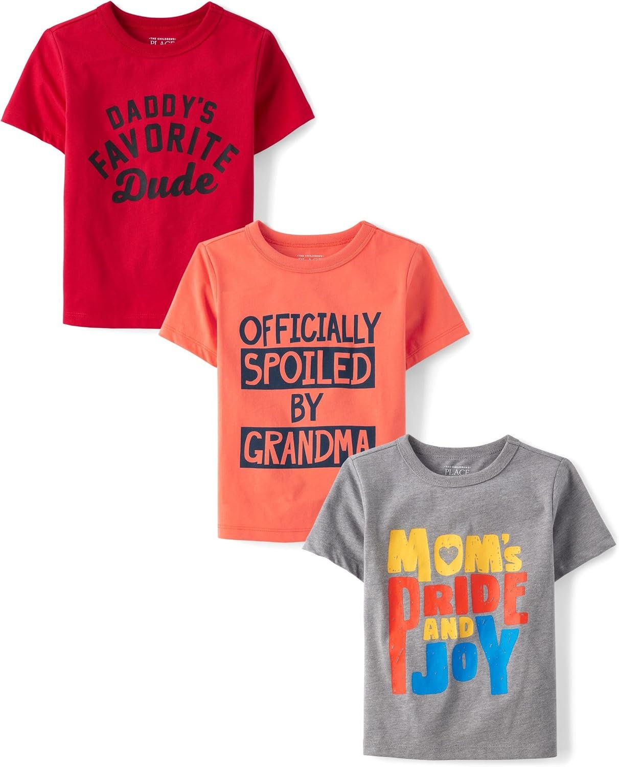 The Children’s Place Baby Boys’ Graphic T-Shirts (3-Pack)
