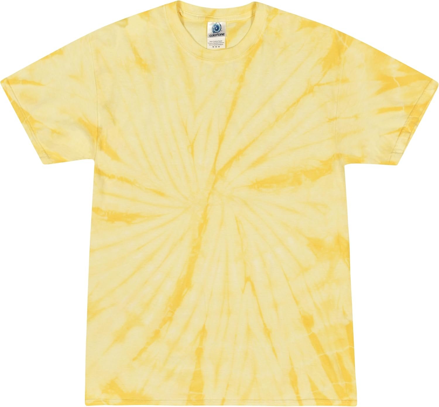 Colortone Short Sleeve Tie Dye T-Shirts for Boys and Girls – Tie Dye T Shirts for Little Kids & Big Kids