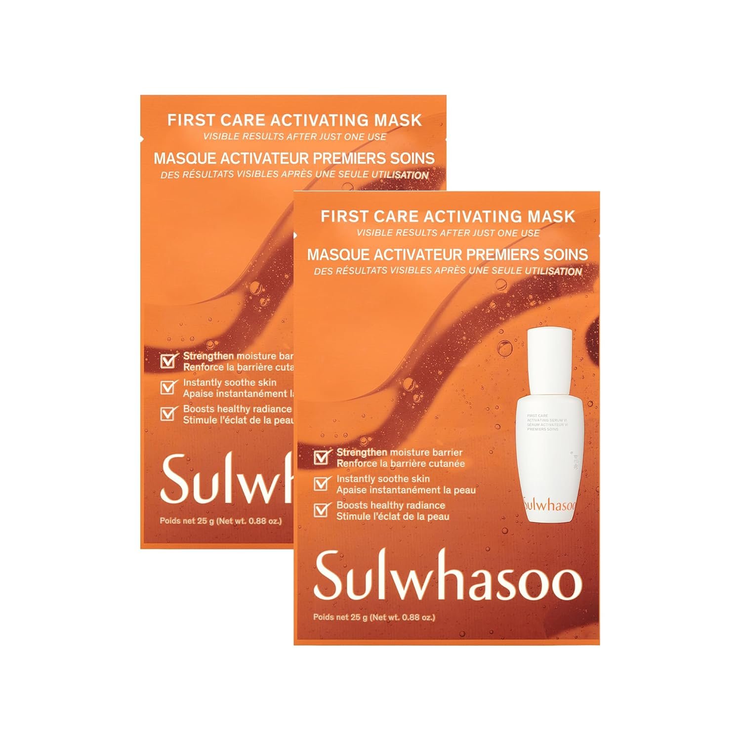 Sulwhasoo First Care Activating Sheet Mask – Korean Sheet Mask for Dry skin, Skin Barrier Strengthening, Visibly Plumps & Hydrates, Reduces Visible Fine Line & Wrinkles, Vitamin C