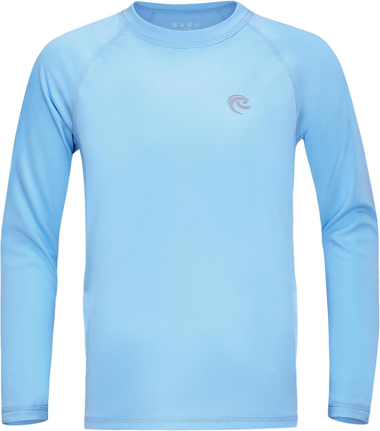 Boys UPF 50+ Swim Shirt Long Sleeve, 1 or 2 Pack UV Sun Protection Rash Guard, Youth Kids SPF Water Shirts for Beach Surf