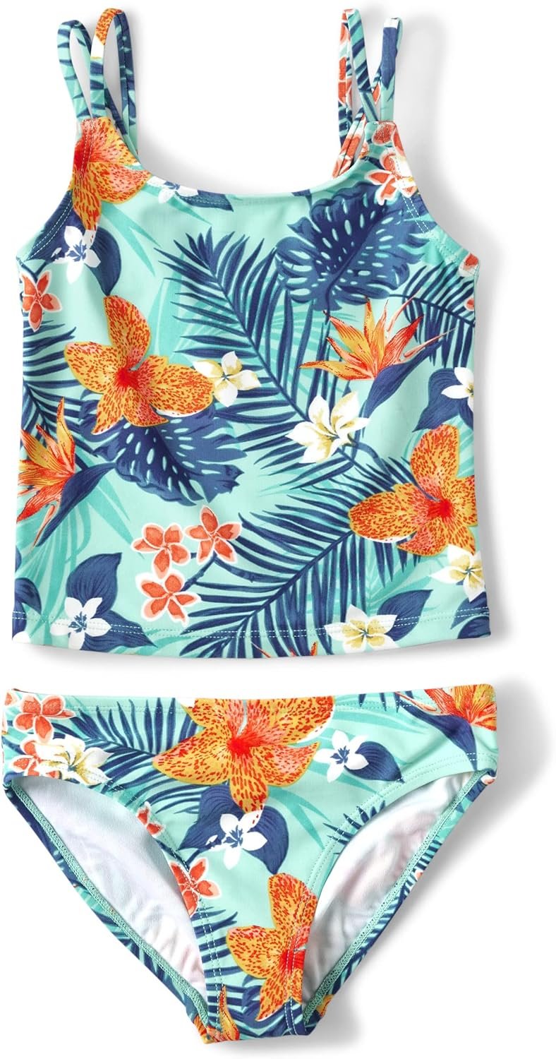 The Children’s Place Girls 2-Piece Tankini Swimsuit