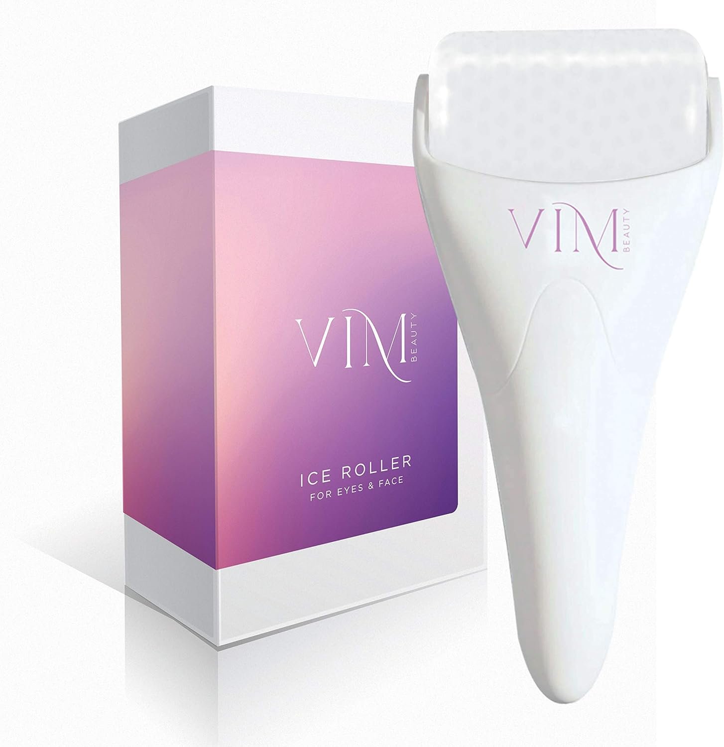 Skincare Ice Roller for Face – Facial Cold Massage Roller for Puffiness, Depuffing Eyes, Headaches, Muscle Pain, Skin Pores – Spa Accessories & Self Care Gift for Women, Daughter & Her Birthday