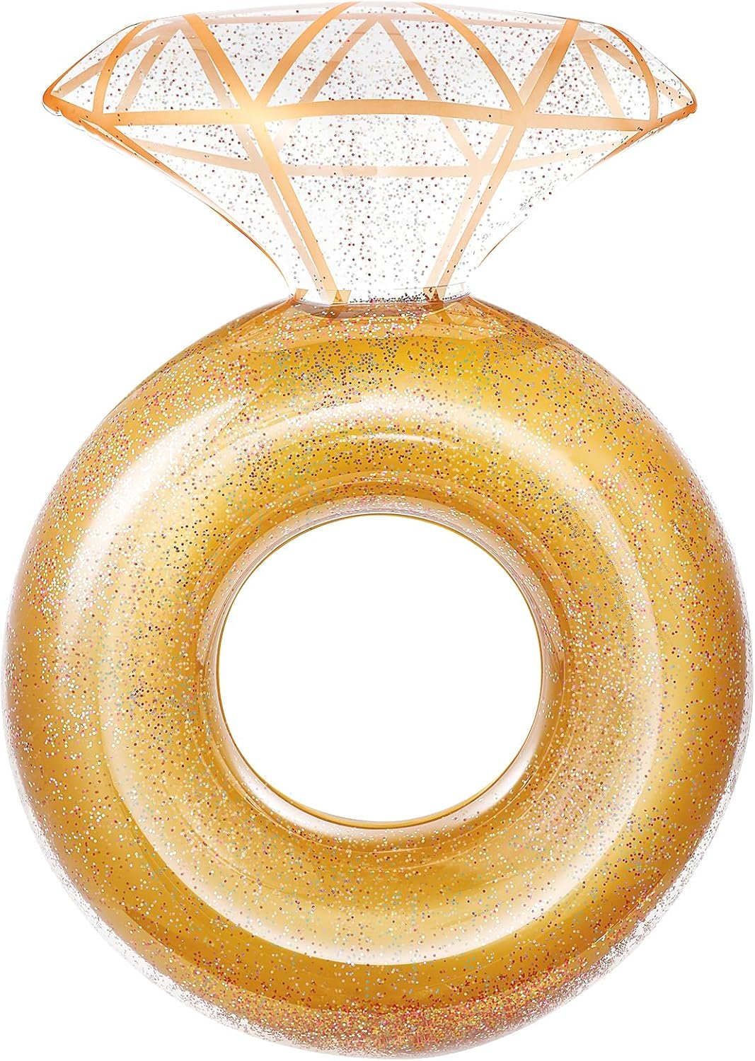 HeySplash Pool Floats, Inflatable Pool Float, Large Floatie for Bachelorette Party, Swim Tube River Lake Beach Bride Wedding Decor Fun Toy Raft Adults