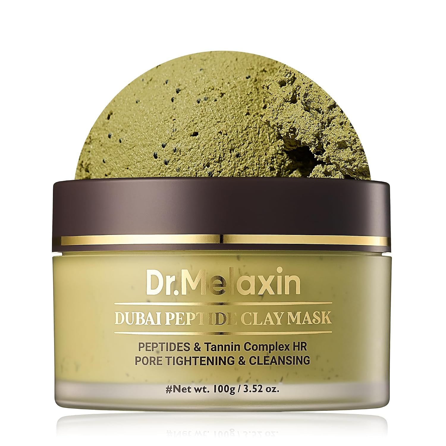 Dr.Melaxin DUBAI PEPTIDE CLAY MASK Moisture-Rich Whipped Clay Texture Contains Charcoal for Pore & Skin Texture Care korean skin care