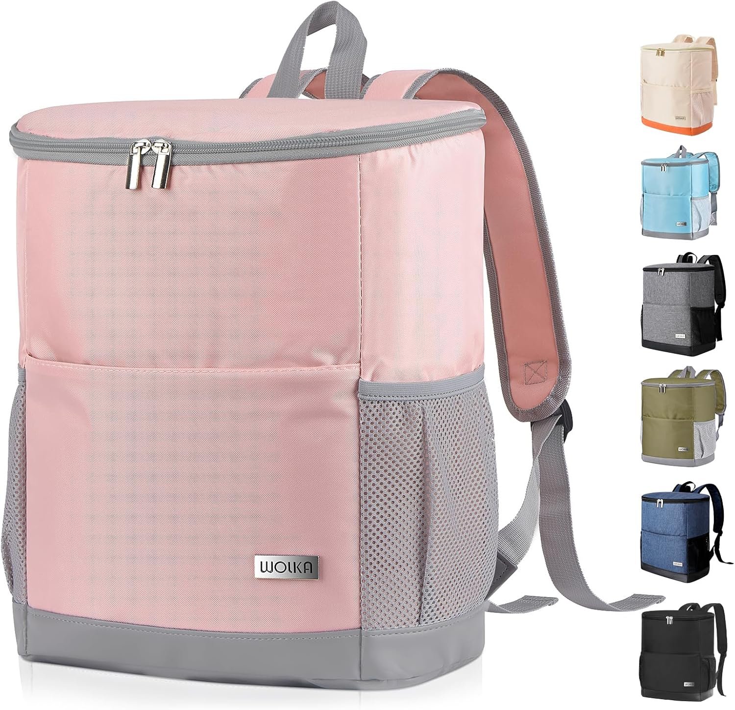 Insulated Cooler Backpack Outdoor – Leak Proof Backpack Cooler 30 Cans, Waterproof Lightweight Cooler Bag for 12h Hot/Cold Retention – Soft Cooler for Travel, Camping, Beach, Lunch