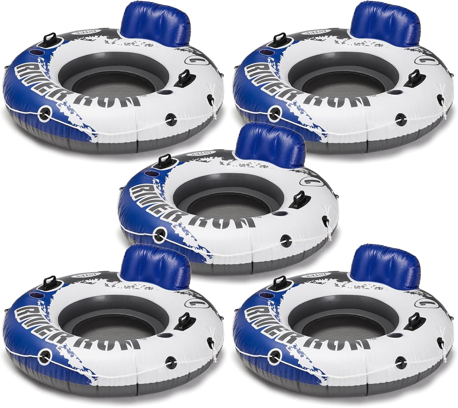 Intex River Run Inflatable Floating Tube Lake/Pool/Ocean Raft