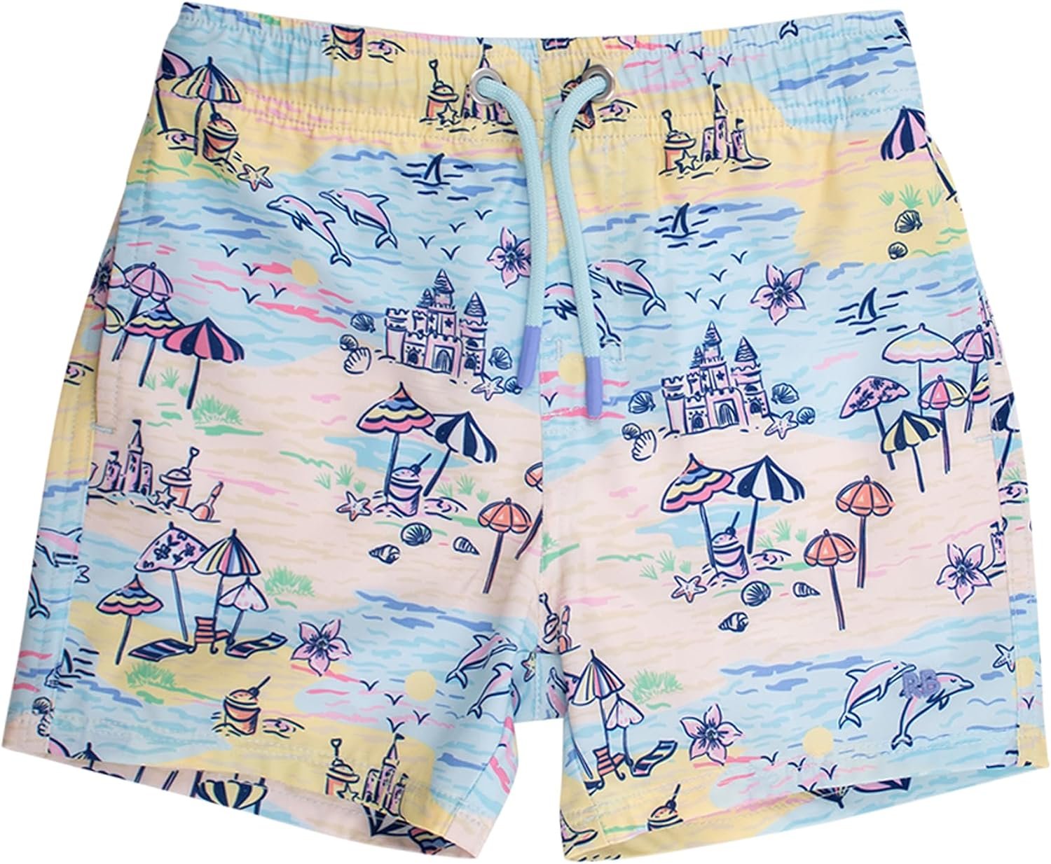 RUGGEDBUTTS Boys Performance Hybrid Stretch Swim Trunks – Fashion Swim Trunks, UPF 50+, Boy Swim Trunks