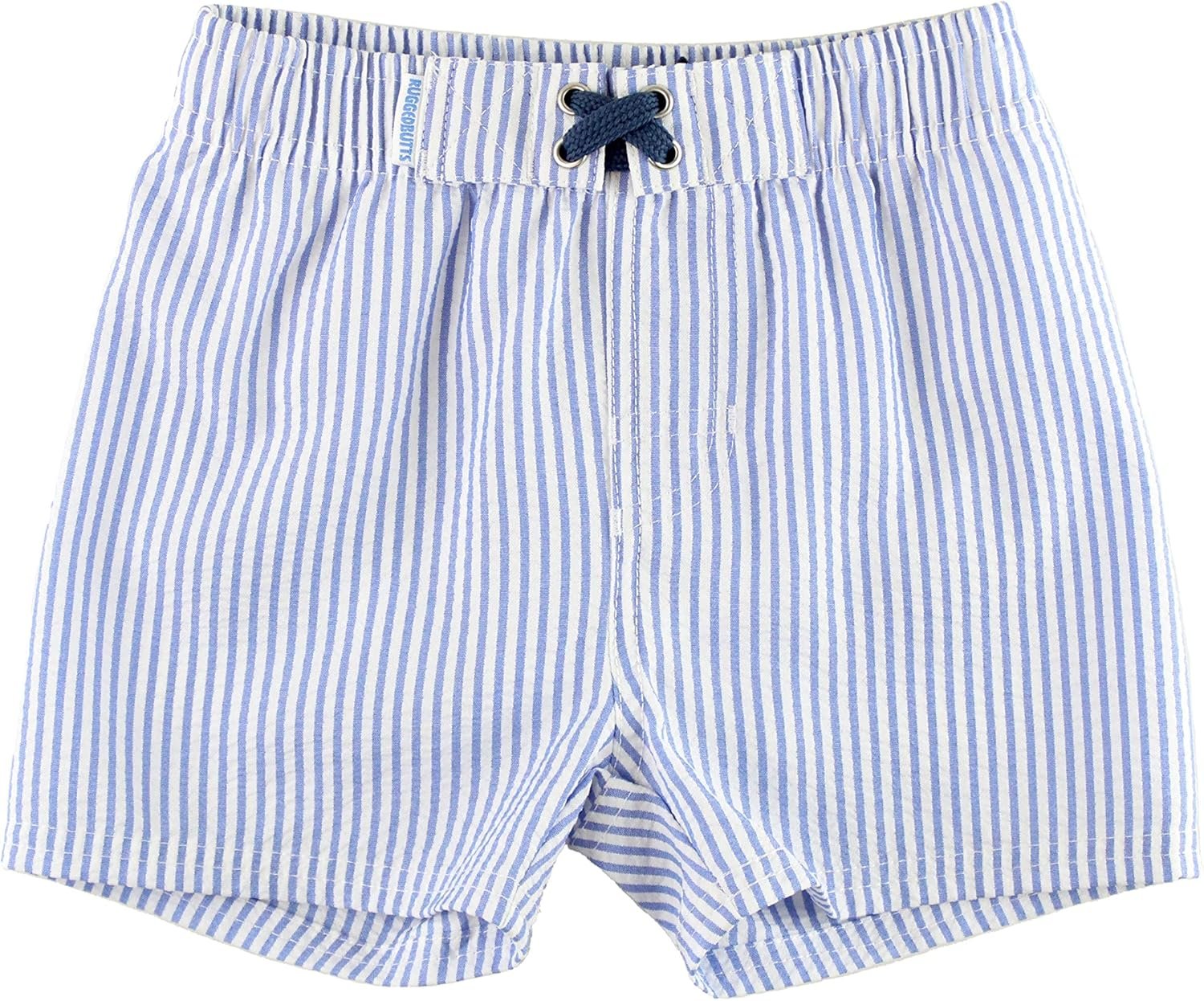 RUGGEDBUTTS Boys UPF50+ Sun Protection Seersucker Swim Trunks