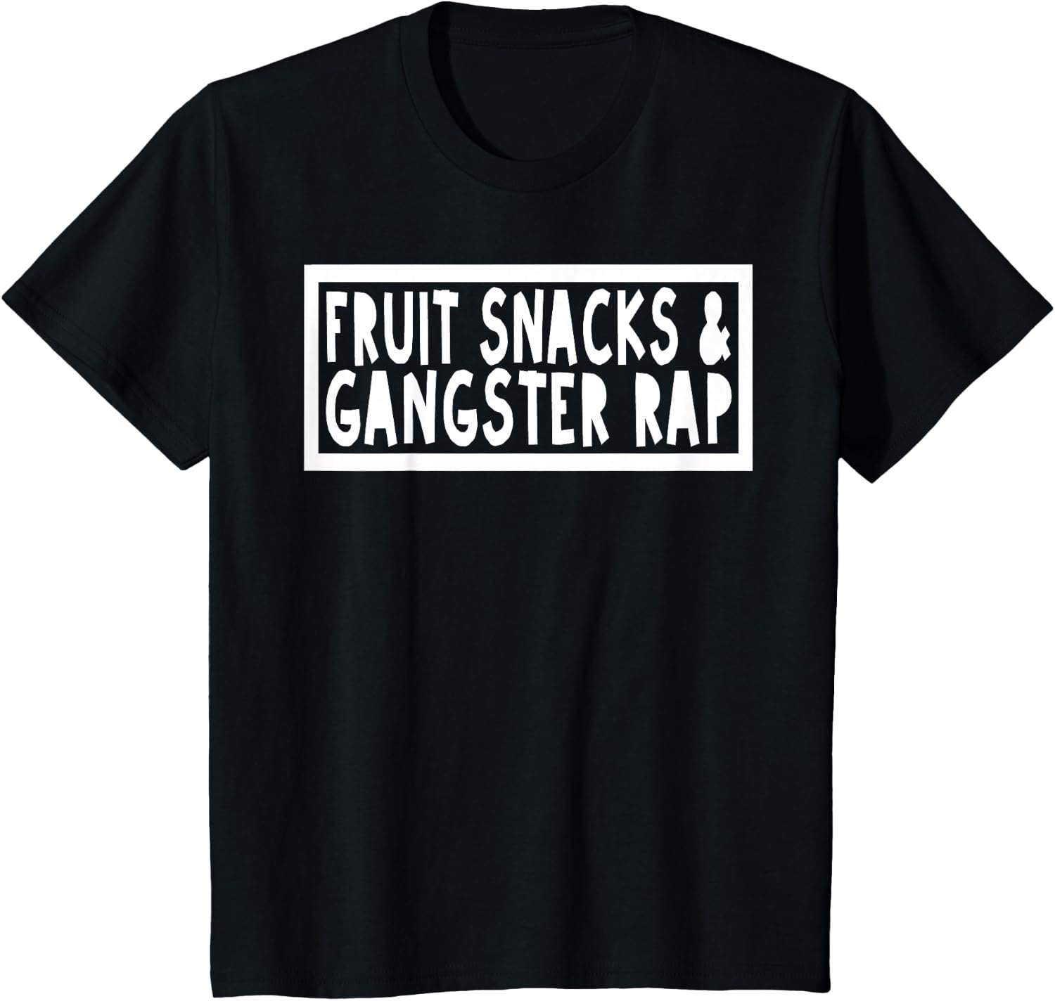 Kids Fruit Snacks & Gangster Rap Funny Boy Toddler Kid T-Shirt