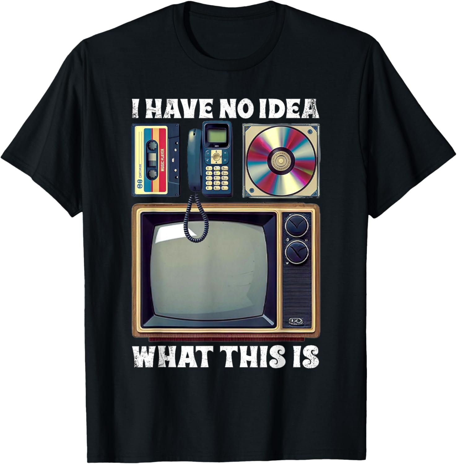 I Have No Idea What This is Kids 70s 80s 90s Outfit Theme T-Shirt