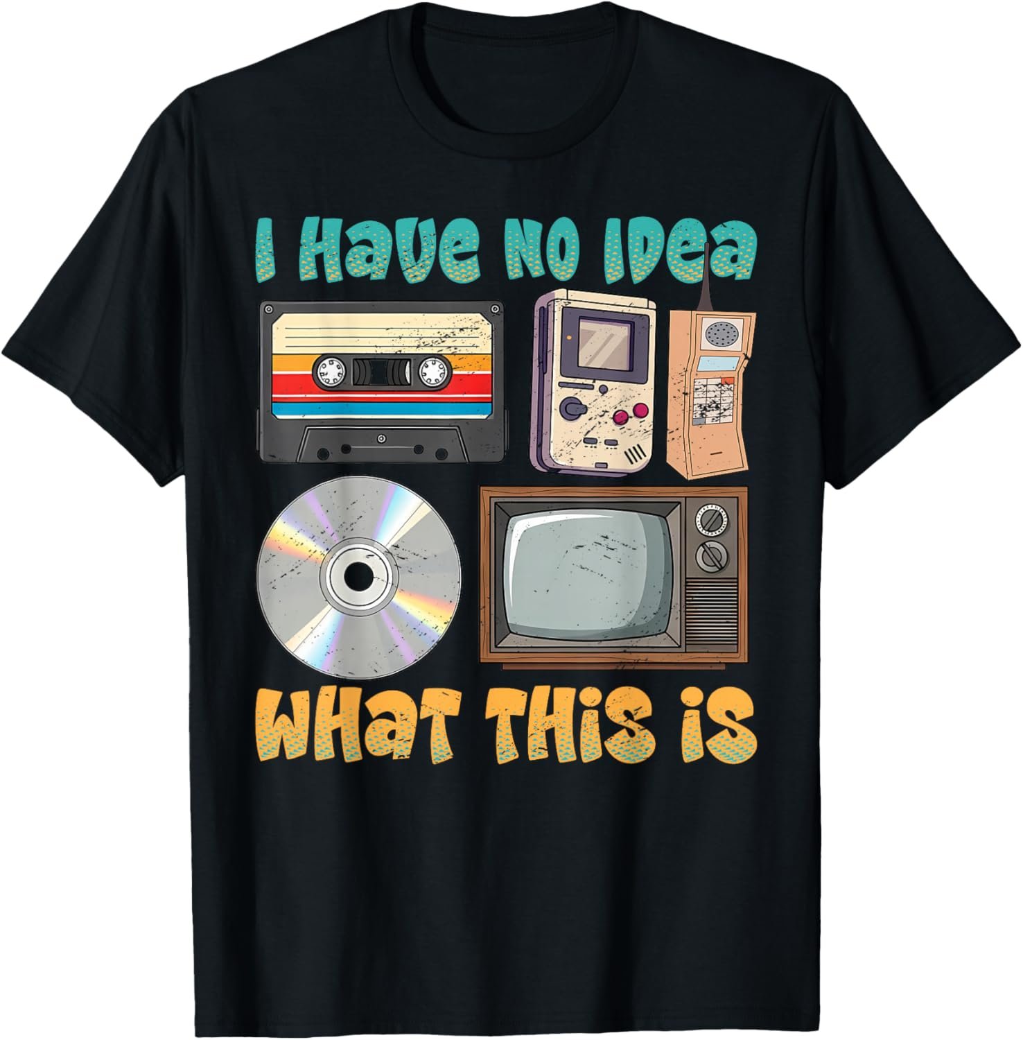 I Have No Idea What This is Kids 70s 80s 90s Outfit Theme T-Shirt