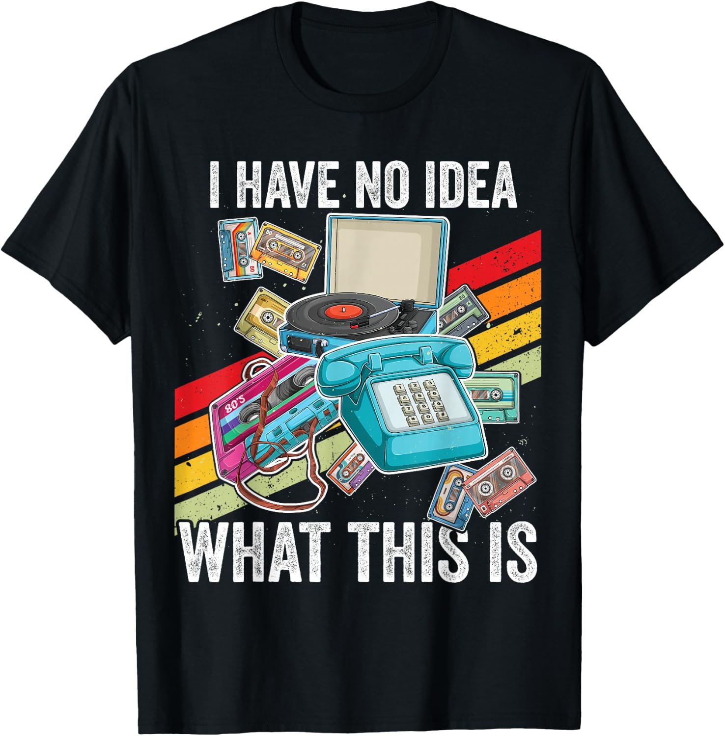 I Have No Idea What This is Kids 70s 80s 90s Theme Outfit T-Shirt